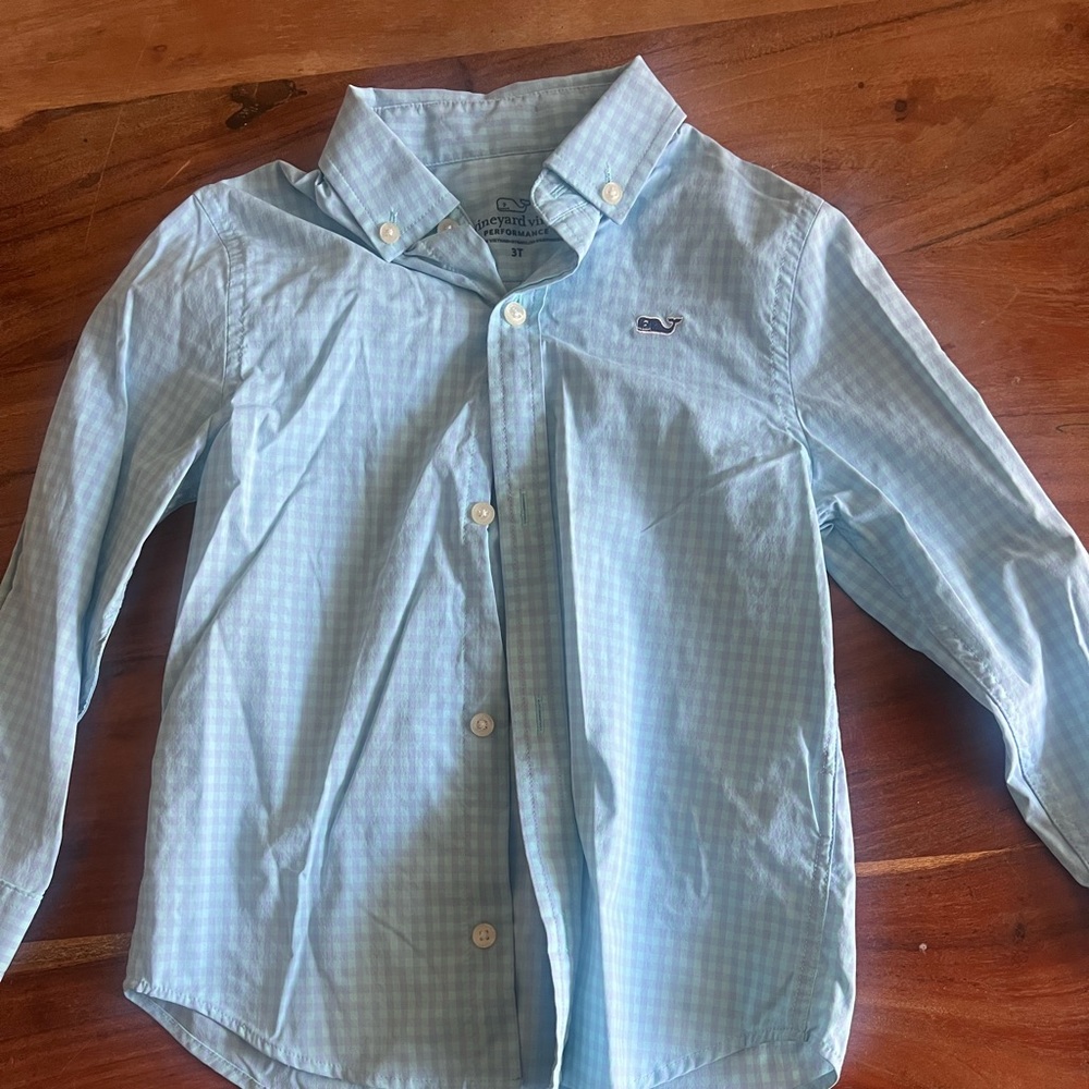 Vineyard vines toddler boys performance button-down